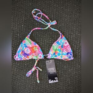 BLACKBOUGH - FLORALFITTI - MADDY TRIANGLE TOP